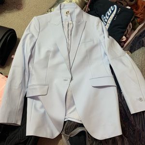 EUC Anne Klein Ice Blue Blazer